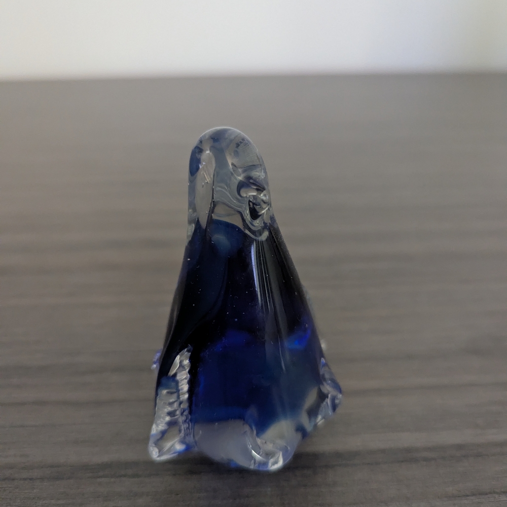 Blue Glass Figurine
